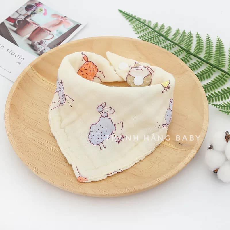 Yếm Sợi Tre Hoạt Tính Cho Bé Thanh Hằng Baby Từ 0 - 3 Tuổi