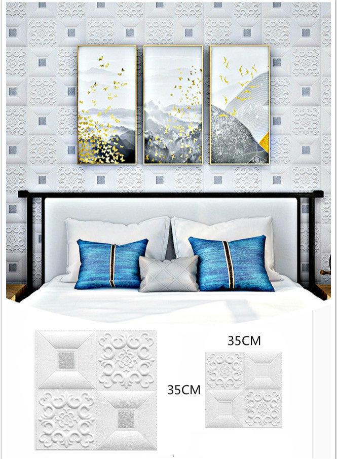 Miếng Dán Trang Trí Tường 3d Hình Gạch Ốp Độc Đáo