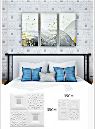 Miếng Dán Trang Trí Tường 3d Hình Gạch Ốp Độc Đáo