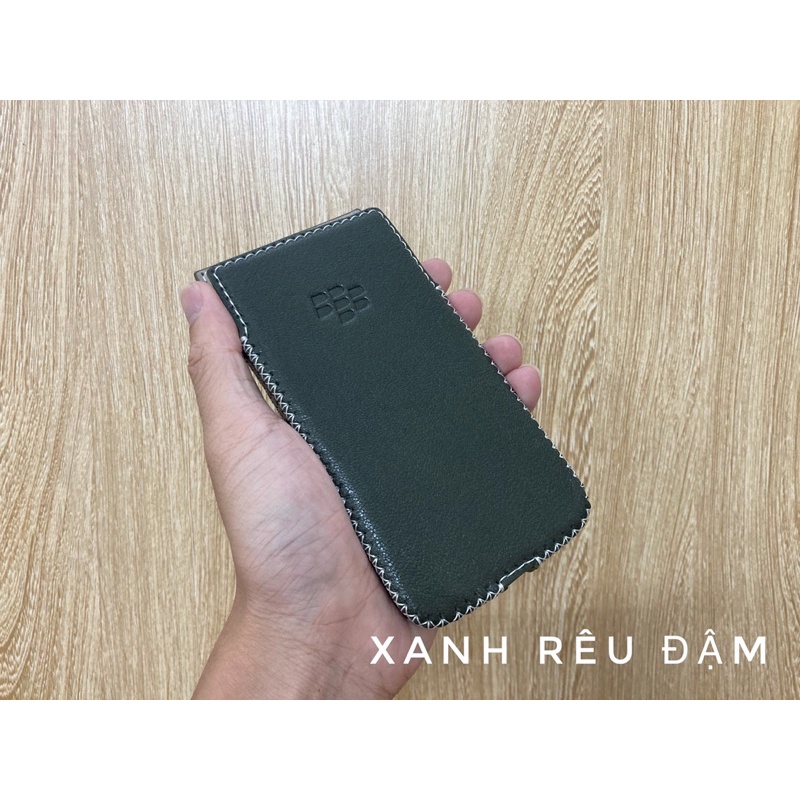 Bao da điện thoại BlackBerry KeyOne Chất liệu da Dê thảo mộc- Màu Nâu