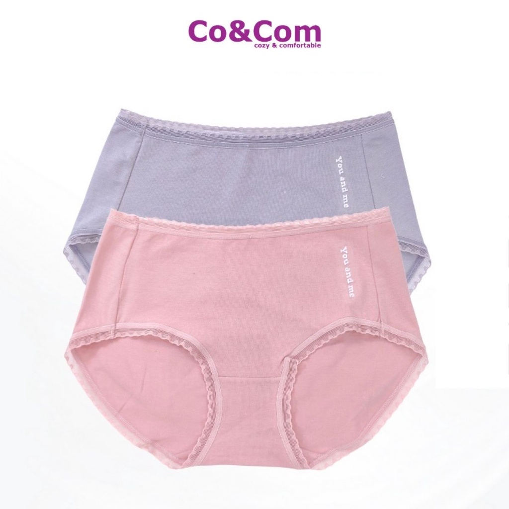 Quần Lót Nữ Cao Cấp Sịp Nữ Cotton Co&Com NO6608 Thấm Hút Mồ Hôi Mềm Mại Co Giãn 4 chiều