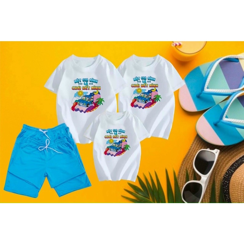 Áo thun đồng phục gia đình, nhóm, cty size 3XL