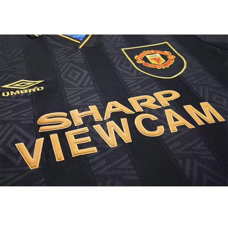 Áo Bóng Đá Ngắn Tay Phong Cách retro Manchester United 93-95