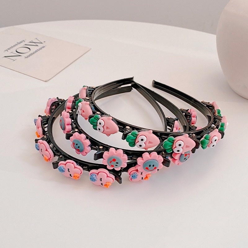 Bờm kẹp tóc tạo kiểu cho bé, bờm hình hoa quả