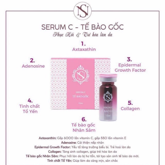 Serum C Tế Bào Gốc NS