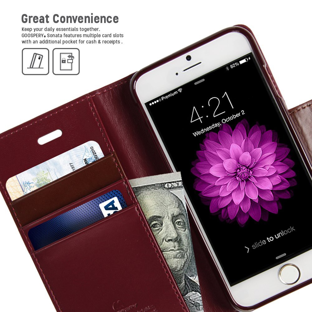 Bao da Sonata Diary iPhone 6/ 6s - Hàng nhập khẩu (Nhiều màu)