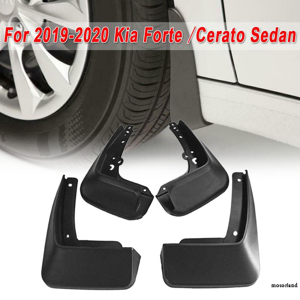 Set 4 tấm chắn bùn cao cấp cho xe ô tô kia Forte/ K3/ Cerato 4 cửa Sedan 2019-2020