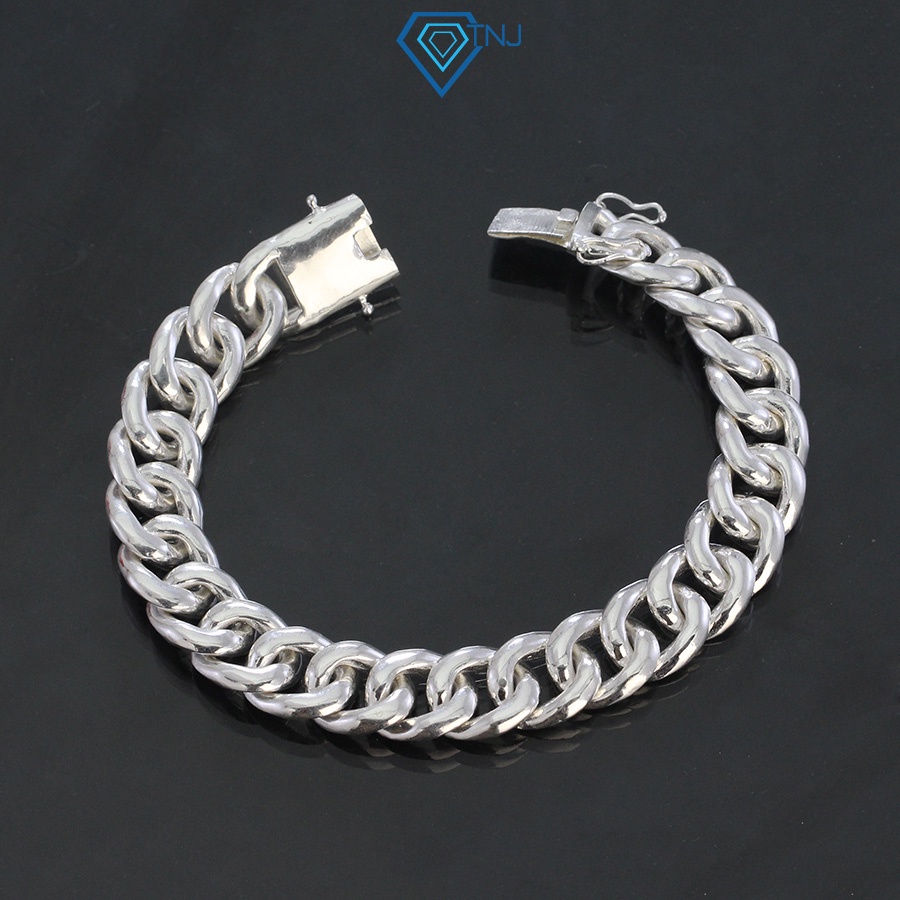 Lắc tay nam bạc thật mắt xích đẹp cá tính LTA0019 Trang Sức TNJ