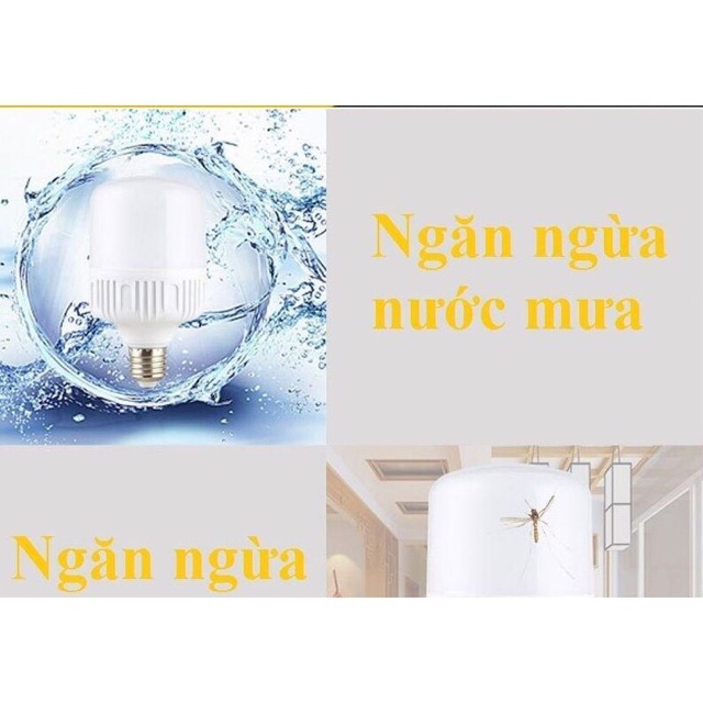 Bóng Trụ LED 65W Đui E27 Siêu sáng, tiết kiệm điện