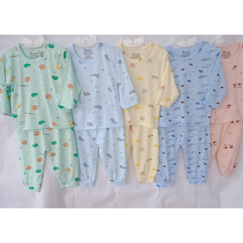 Bộ cho bé cài vai, vải pettit SIÊU MỀM MỊN, co dãn đàn hồi vượt trội - quần áo trẻ em dài tay