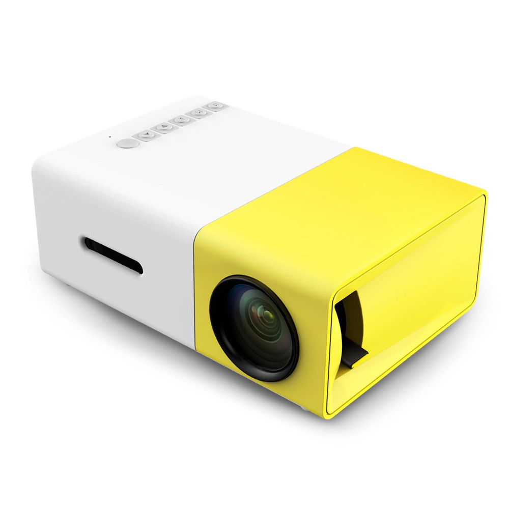 Máy Chiếu Mini LCD LED Xem Phim Tại Nhà Projector YG-300 Kết Nối Điện Thoại IOS/Android - YG300 Hangnoidiagiare88