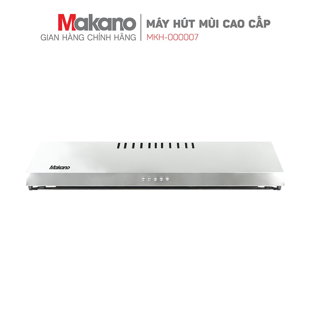 Máy hút mùi nhà bếp Makano MKH-000007 - Lưu lượng hút: 650m3/h,nhập khẩu Thổ Nhĩ Kỳ,thiết kế hiện đại,vận hành êm ái