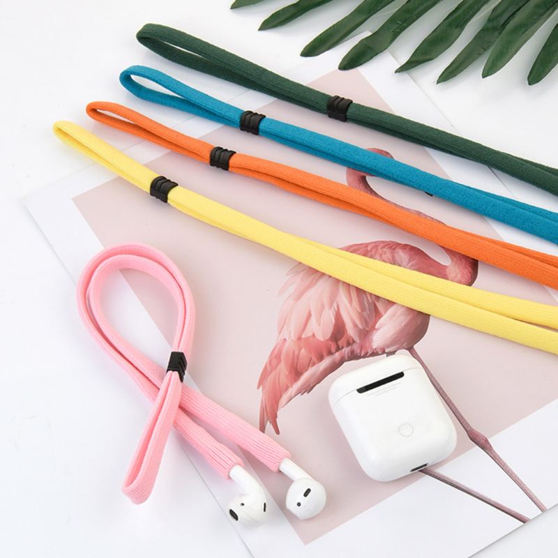 Dây Đeo Cổ Chống Thất Lạc Bằng Nylon Co Giãn Cho Tai Nghe Không Dây