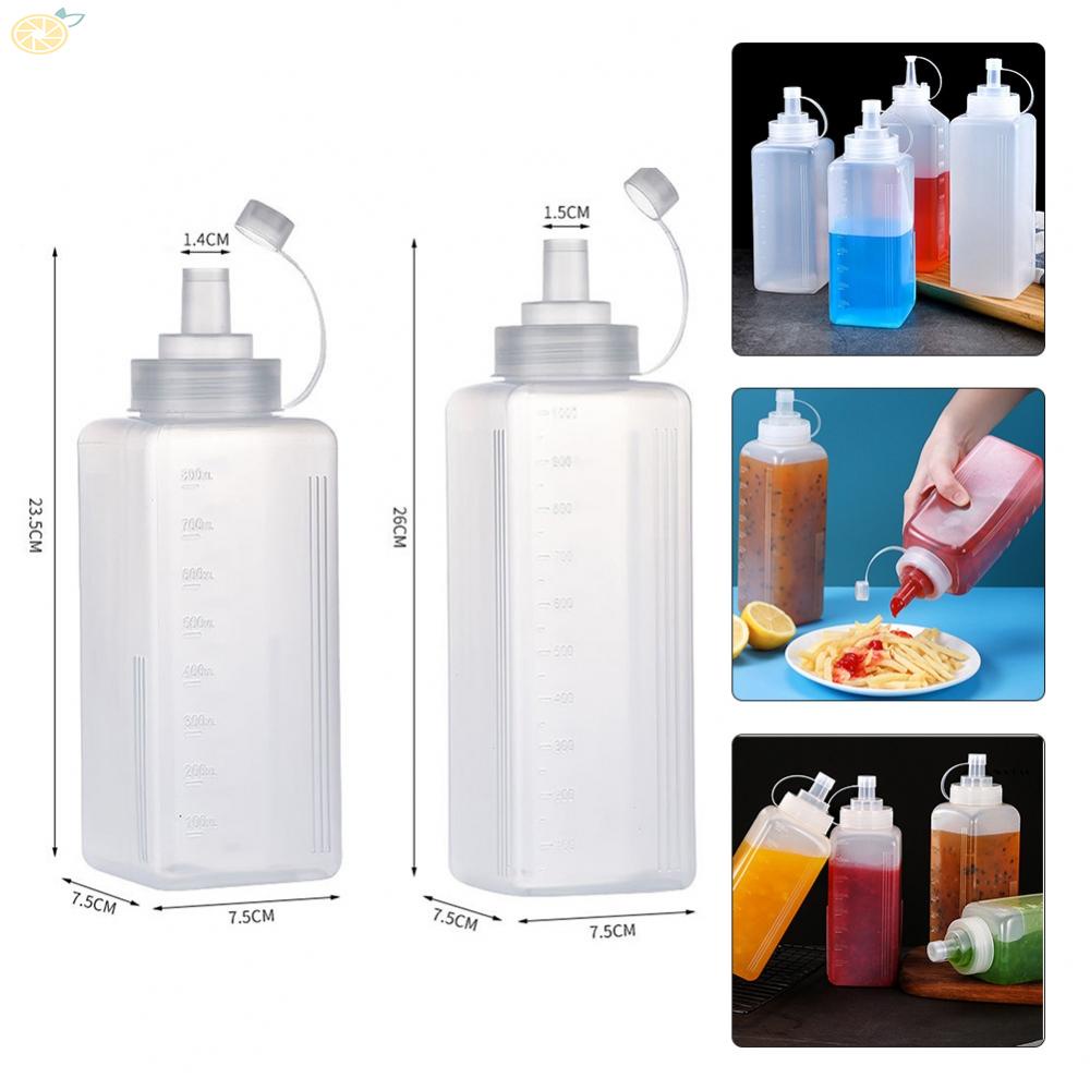 Bình Xịt Nước Sốt 1000ML 23.5 * 7.5 * 7.5cm 26 * 7.5 * 7.5cm 800ML Trong Suốt