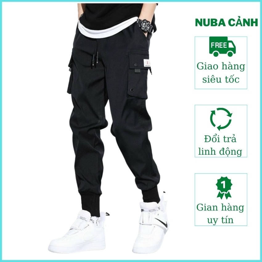 Quần jogger nam chất vải kaki cao cấp thoáng mát NUCA 7