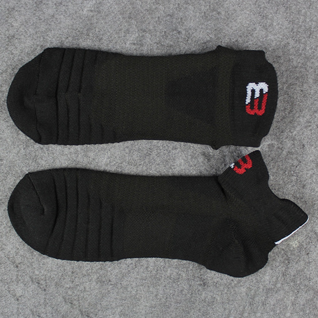 [GLOBAL] Men Outdoor Sports Basketball Short Socks Male Football Cycling Cotton Cushion Bottom Non-slip Compression
