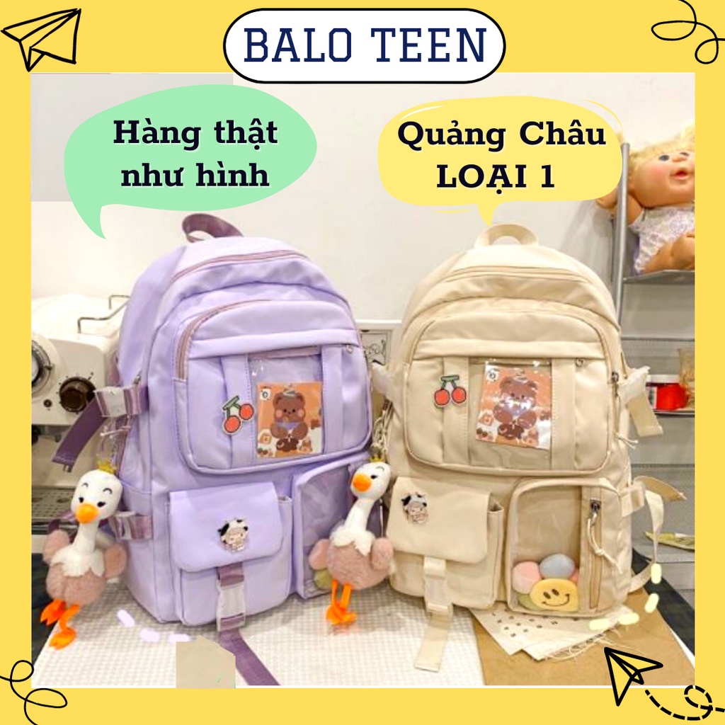 BALO - TÚI CẶP XÁCH ĐI HỌC NỮ THỜI TRANG THỂ THAO ĐẸP ULZZANG TEEN HÀN QUỐC TÚI TRONG