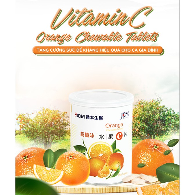 THỰC PHẨM BẢO VỆ SỨC KHỎE VIÊN VITAMIN C – HƯƠNG CAM | BigBuy360 - bigbuy360.vn