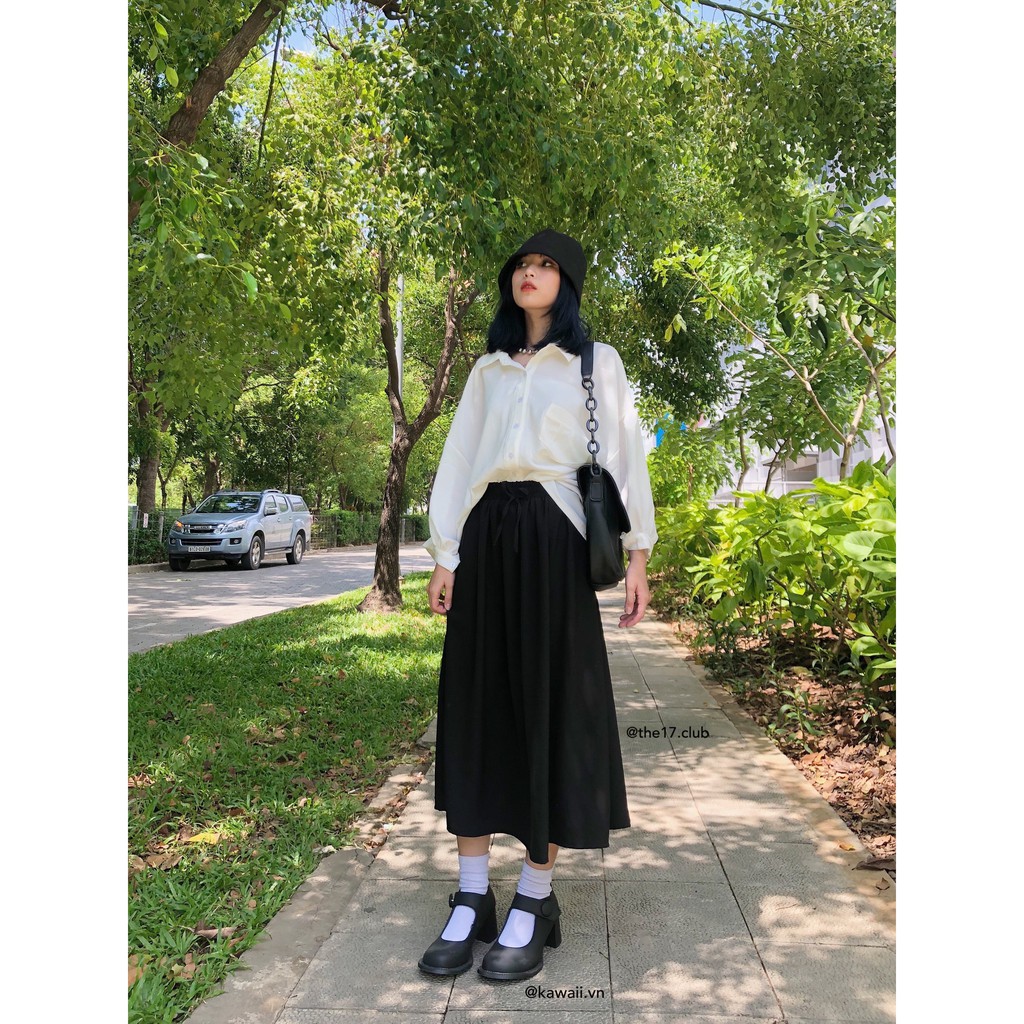 [Có sẵn] Basic Skirt The 17 - Váy dài cơ bản (ảnh shop tự thực hiện) | BigBuy360 - bigbuy360.vn