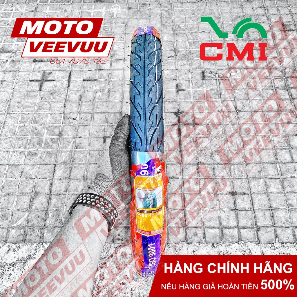 Vỏ lốp xe máy Camel CRV Cheetah 60/90-17 TT 200 Gai Xương cá phượng hoàng (Lốp xài ruột)