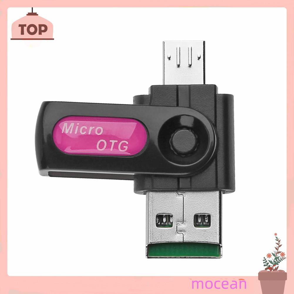 Đầu Đọc Thẻ Nhớ Usb Otg Tf Sd 2 Trong 1