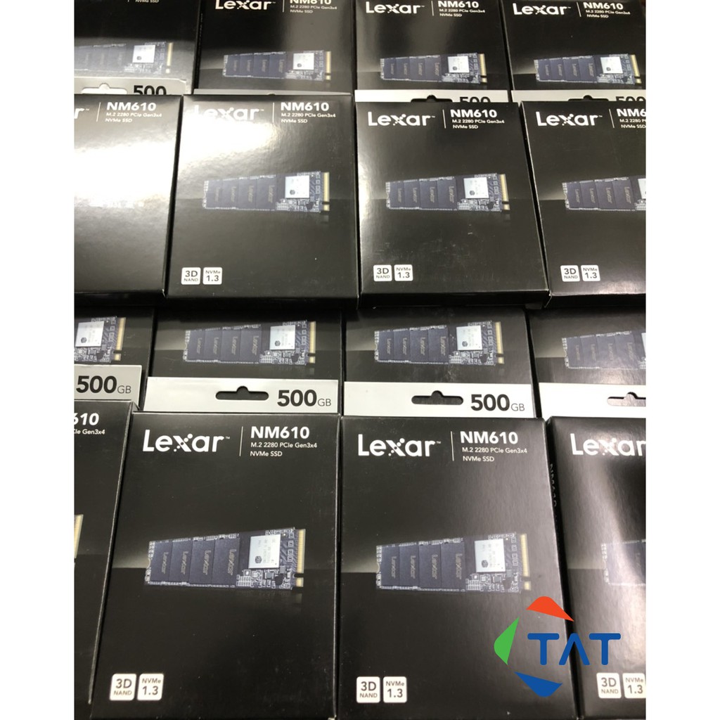Ổ Cứng SSD Lexar 500GB M.2 2280 NVMe PCIe Gen3x4 NM610 Chính Hãng - Mới Bảo hành 36 tháng