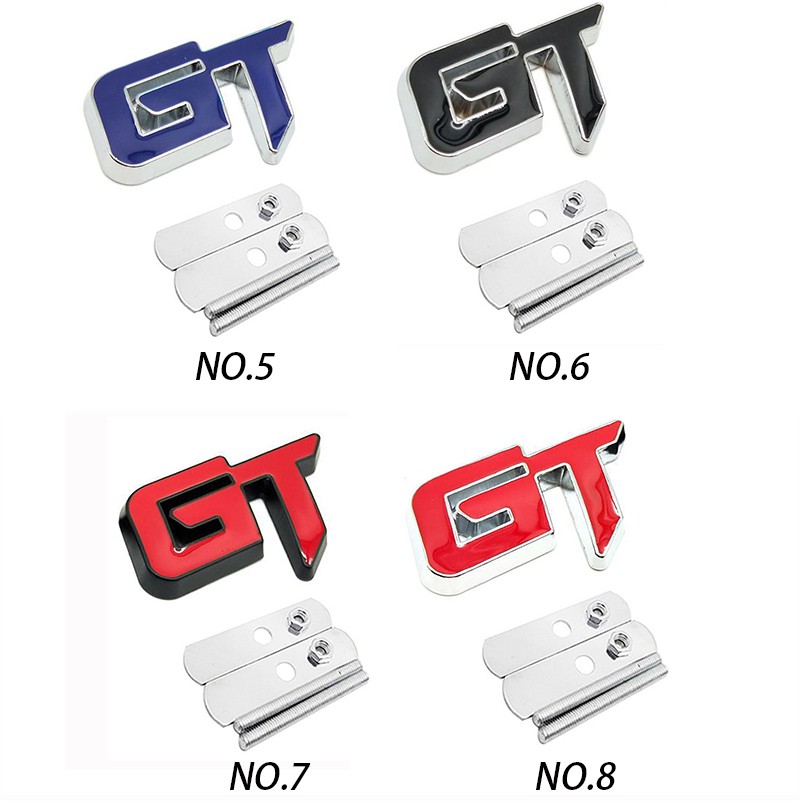 Miếng Dán Kim Loại In Chữ gt turbo tgdi v6 Cho geely emgrand ec7 ec8 x7 Gtev8 ex7