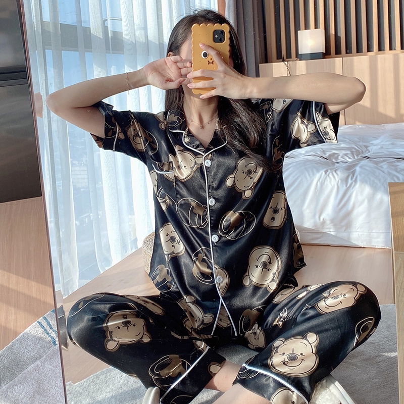 Đồ Bộ Ngắn Tay Đáng Yêu Cho Nữ