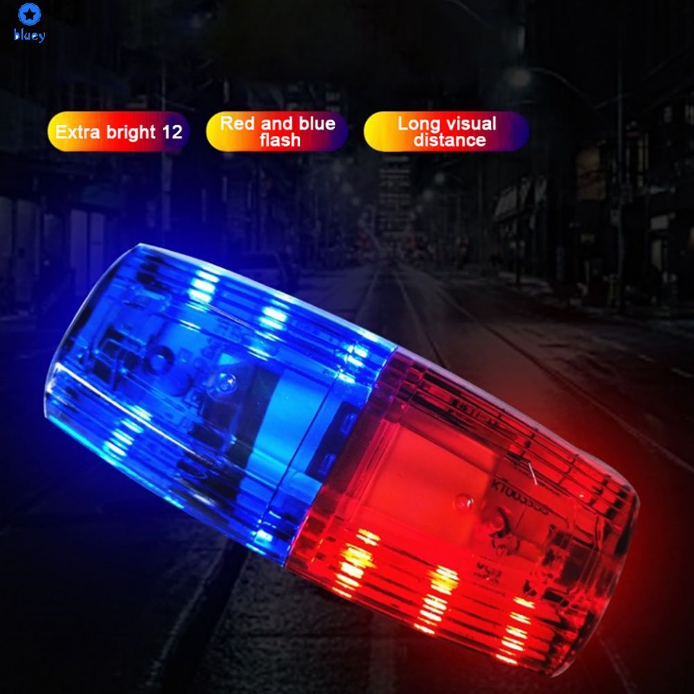Đêm chạy An Toàn cảnh báo ánh sáng đèn nhấp nháy đèn LED màu đỏ và màu xanh Vai đèn Vai Clip cảnh báo đèn vui vẻ chạy nhấp nháy tín hiệu Vai đèn nhiệm vụ sạc 【Bluey】