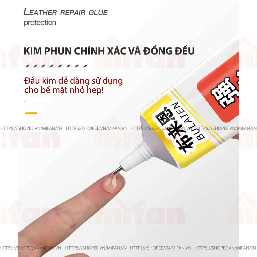 ƯA Keo Dán Giày Dép Chuyên Dụng 1630 BULAIEN 60 ml - Keo Dán Thần Thánh Siêu Chắc Trong Suốt - HÀNG chính hãng 50 8