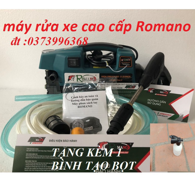 Máy rửa xe cao cấp Romano