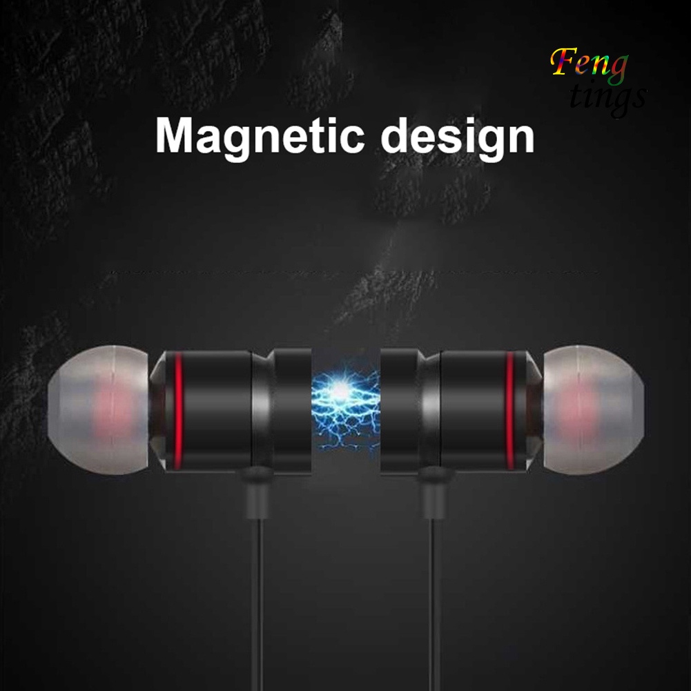 【FT】Y10 Magnetic Wireless Bluetooth In-Ear Earphone Stereo Sports Headphone with Mic