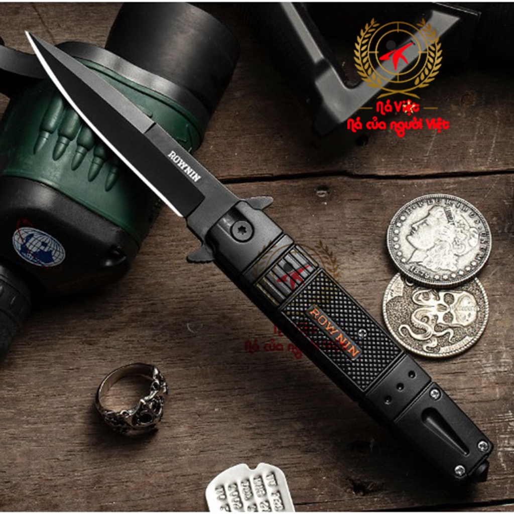 [Đồ đi phượt] Dao Gấp Browning Đen Cao Cấp Đa Chức Năng [DP5]