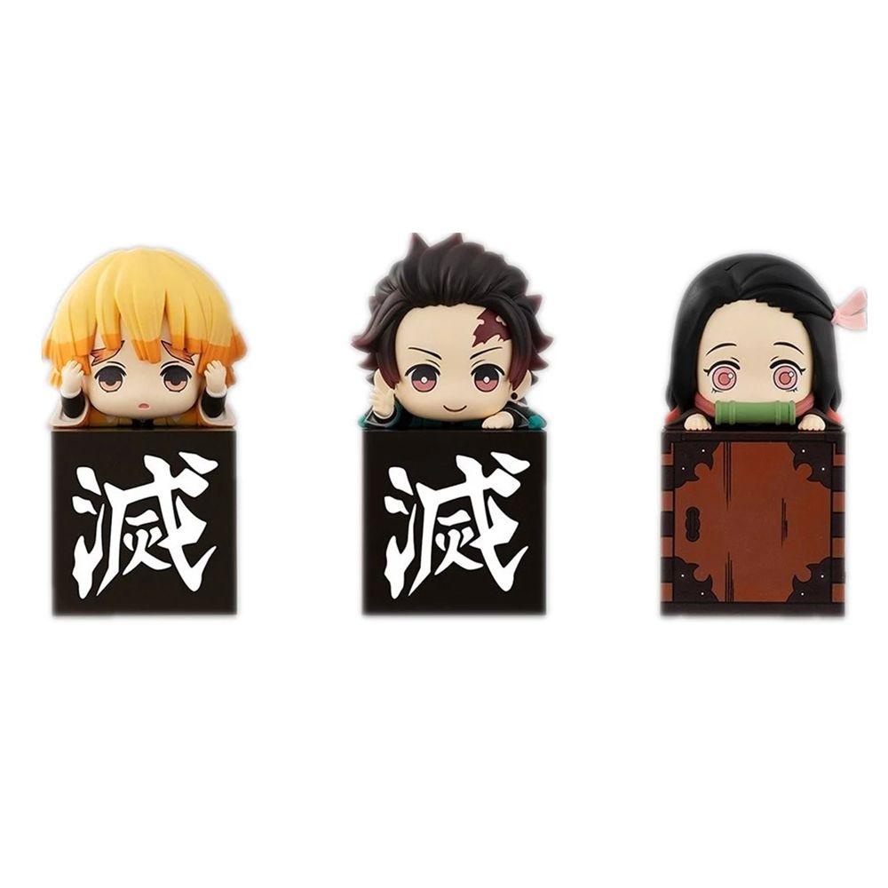 Mô Hình Đồ Chơi Nhân Vật Anime Demon Slayer Agatsuma Zenitsu Kamado Tanjirou Uzui Tengen Tokitou Muichirou