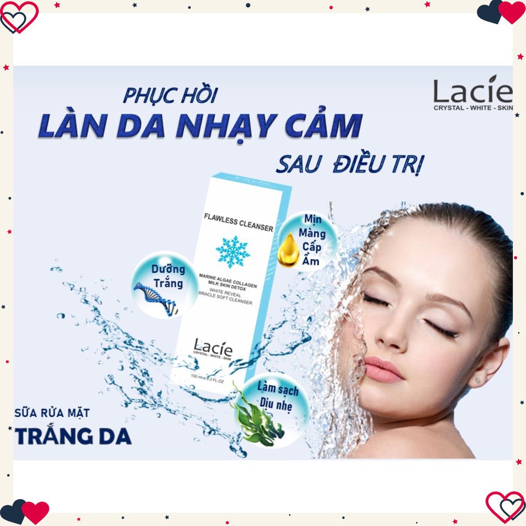 Sữa rữa mặt sinh học cho da nhạy cảm Collagen Tảo Biển