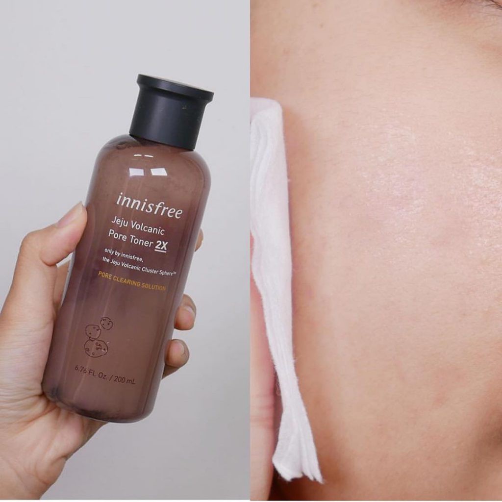 Nước Hoa Hồng Hạn Chế Dầu Se Lỗ Chân Lông Innisfree Jeju Volcanic Pore Toner 2X 200ml