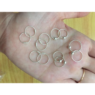 Khuyên tai bạc 925 mini- Chuyên xỏ vành