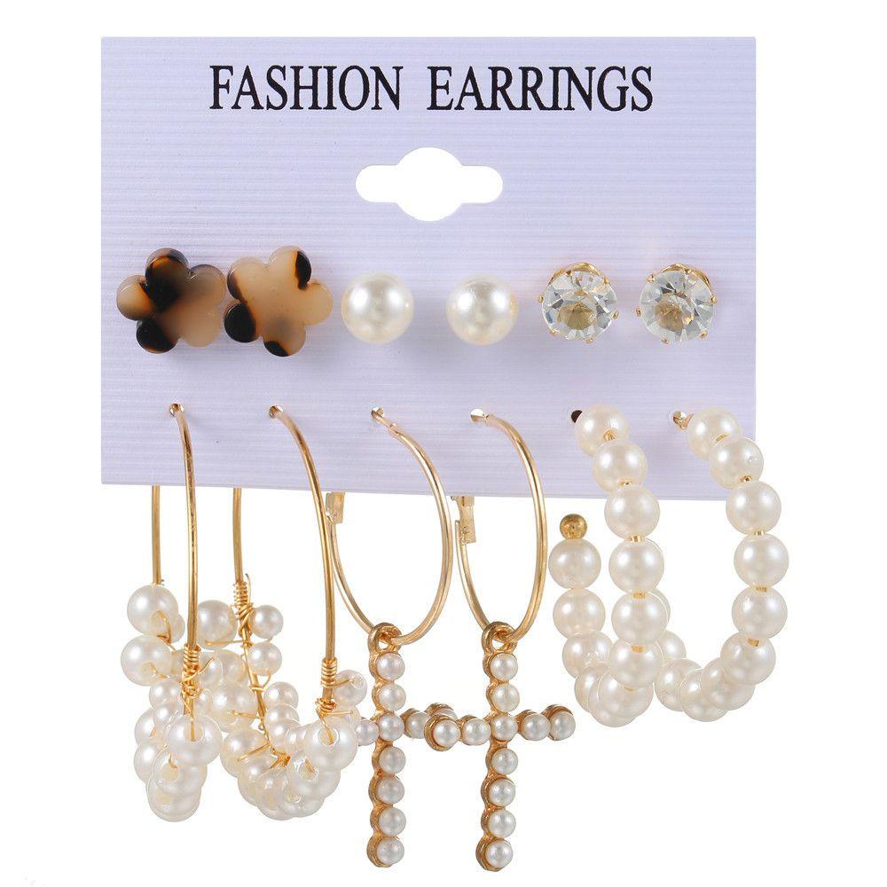 Khuyên Tai Kim Loại Kiểu Dáng Mới