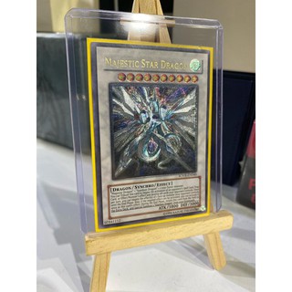 Lá bài thẻ bài Yugioh Majestic Star Dragon - Ultimate Rare - Tặng bọc bài nhựa bảo quản