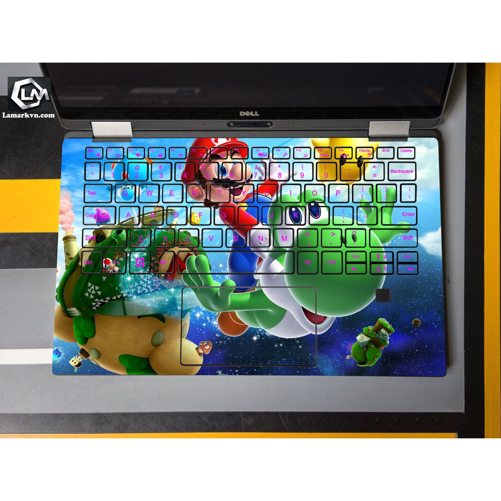 Tấm dán skin mario bàn phím