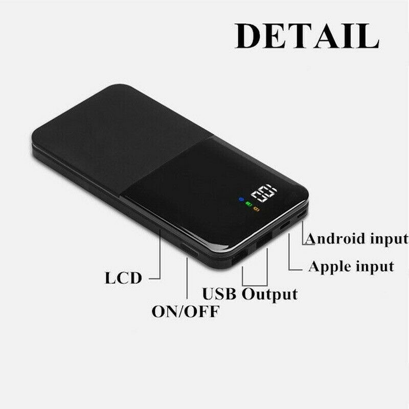 Sạc Dự Phòng KRECOO 20000mAh Thiết Kế 2 Cổng Sạc USB Tiện Lợi