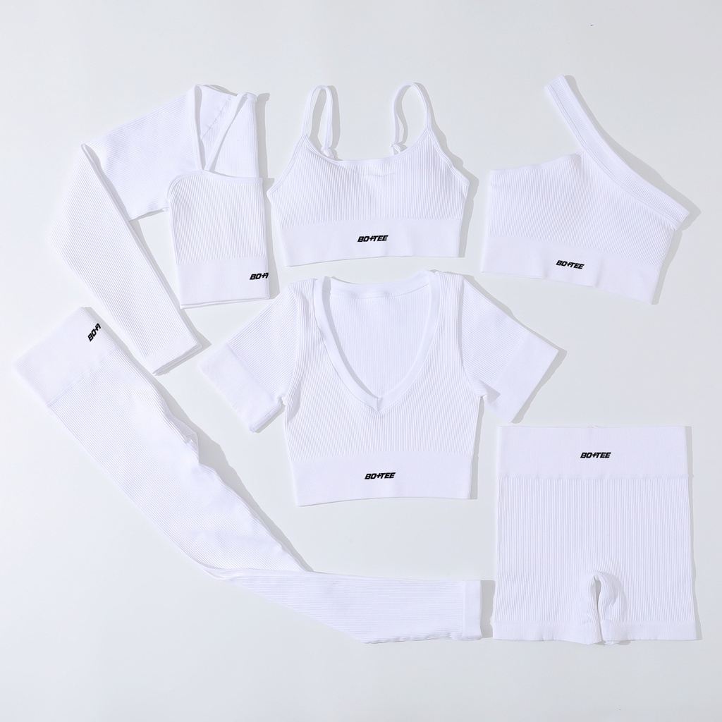 Tách lẻ Quần dài / Short/ Bra / Croptop / Áo dài tay tập Gym, Yoga, Aerobic Thể Thao nữ Trinity  dệt gân co giãn mềm mịn