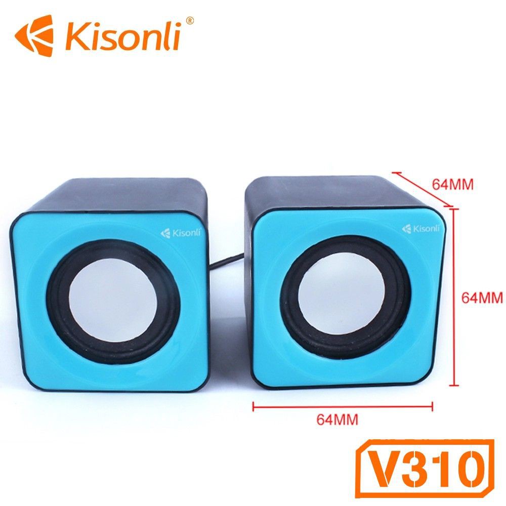 [XK][FREESHIP-150K] LOA VI TÍNH 2.0 KISONLI V410 - V400 - S-999 - V310 - A-606 CỰC HAY [HCM]