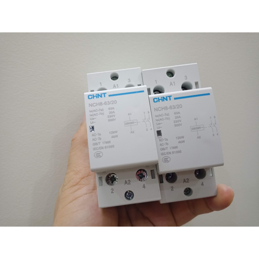 Khởi động từ 1 pha Chint 63A [ NCH8-63A 220V ]