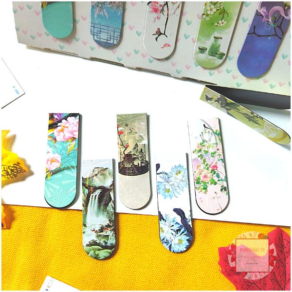 Bookmark Nam Châm Đánh Dấu Sách - Phong Cảnh Cổ Trang