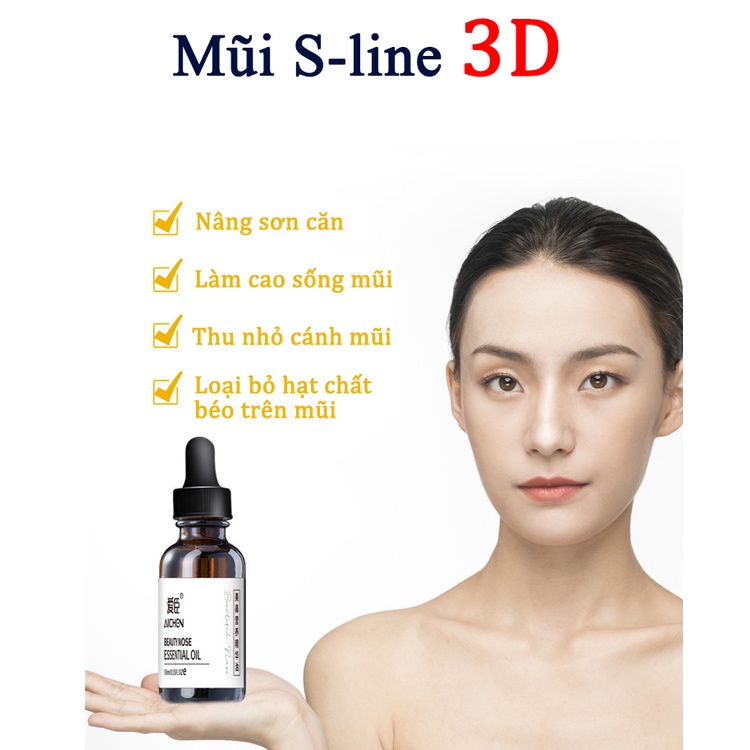 Tinh dầu nâng mũi tạo hình xương mũi hoàn toàn tự nhiên nâng sống mũi tinh chất 10ml sửa mũi làm thẳng mũi có hiệu quả