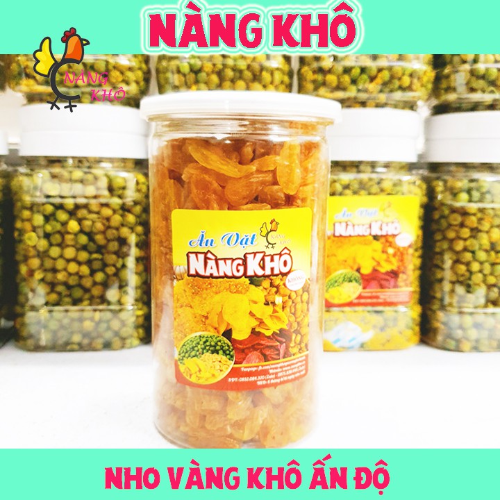 Nho vàng khô Ấn Độ loại ngon ( không đường , ăn kiêng giảm cân được ) | Nàng Khô