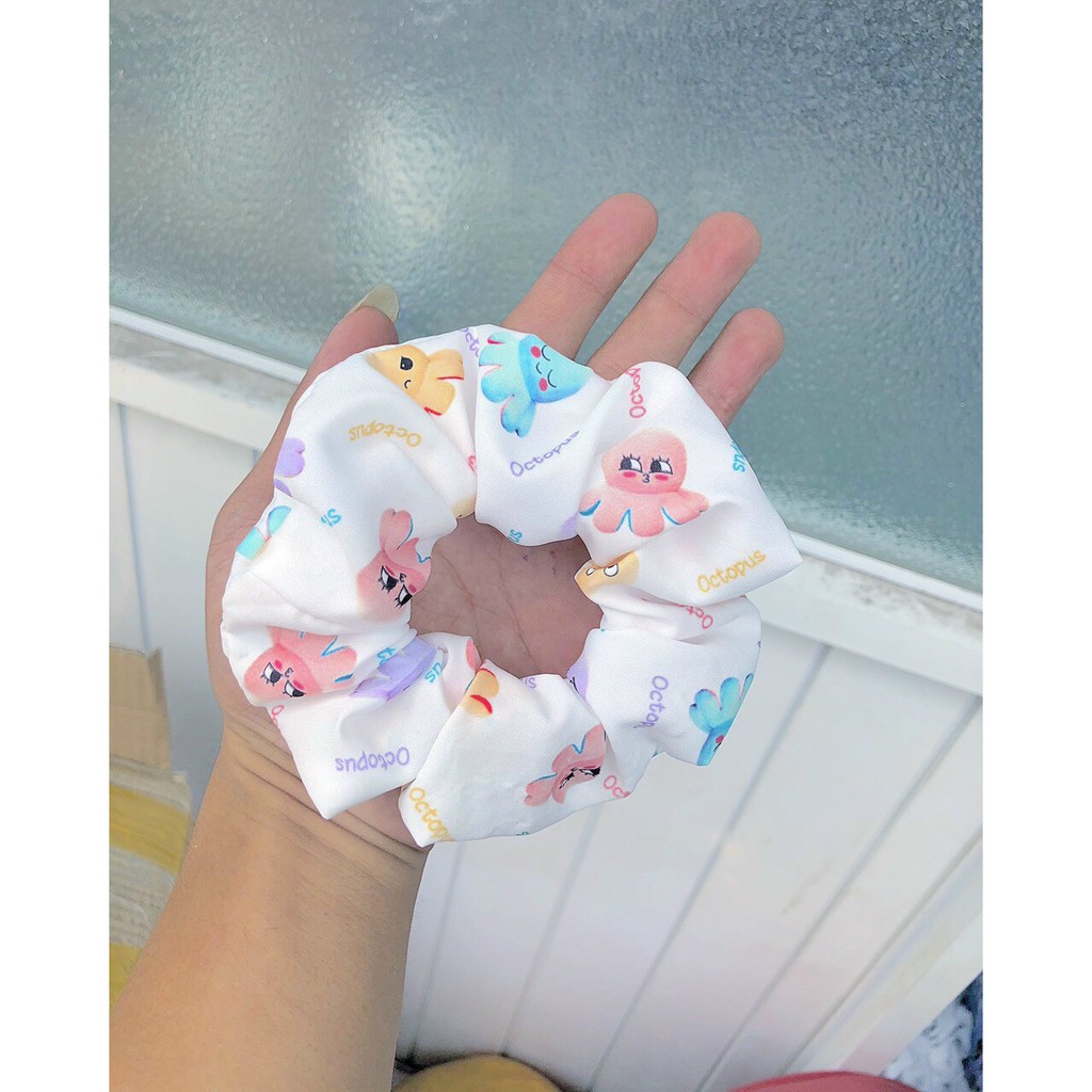 Cột Tóc Vải Scrunchies - Dây Buộc Tóc Scrunchies