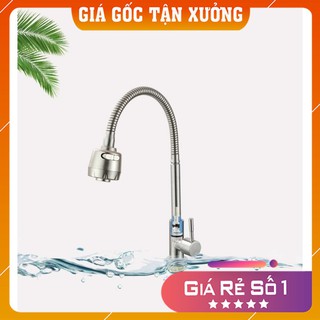 Vòi rửa chén lò xo lạnh sus 304 .
