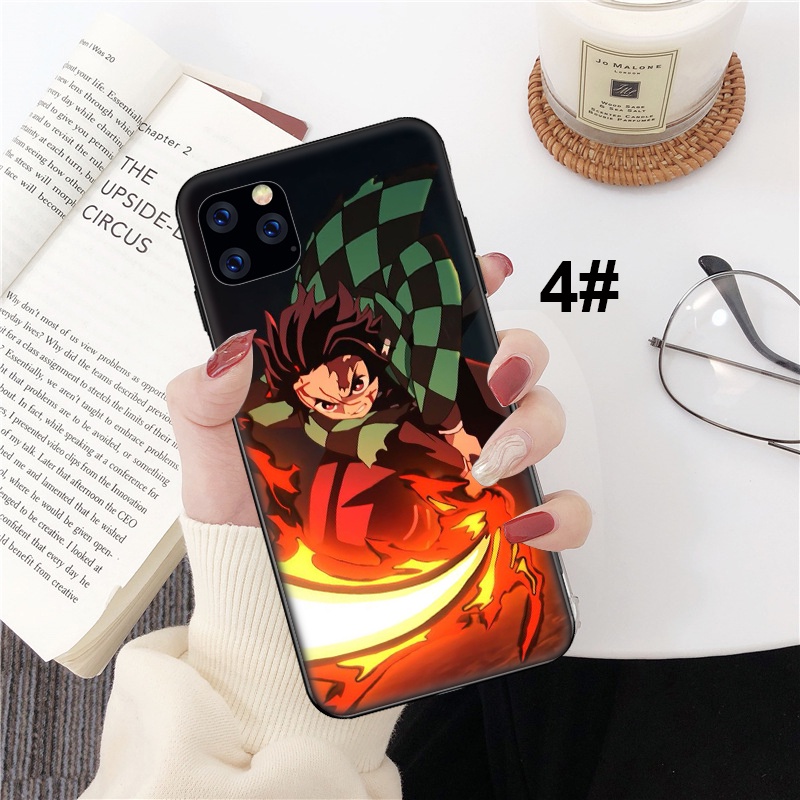 Ốp Điện Thoại Mềm Hình Anime Demon Slayer Cho iPhone 7 8 7+ 8+ 6+ 6S+ XR XS Max 5 5s C28
